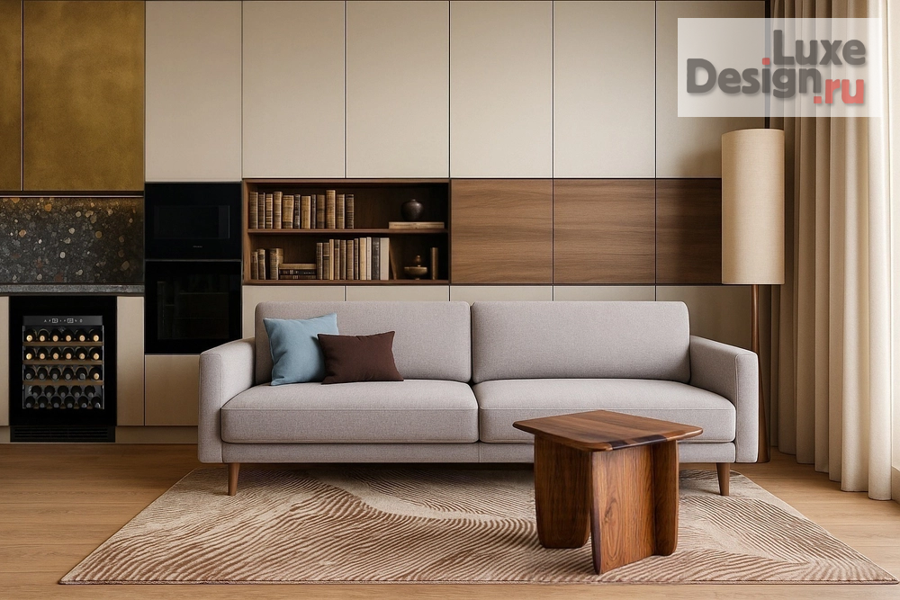 Дизайн интерьера четырехкомнатной квартиры "Квартира 99кв.м. " (фото 2) от дизайнера Дадонова Лусине LDDISI Дизайн интерьера Дизайн интерьера четырехкомнатной квартиры "Квартира 99кв.м. " (фото 2)