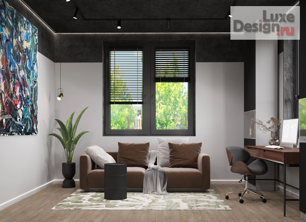 Дизайн интерьера частного дома "Проект дома у леса" (фото 2) от дизайнера Дадонова Лусине LDDISI Дизайн интерьера Дизайн интерьера частного дома "Проект дома у леса" (фото 2)