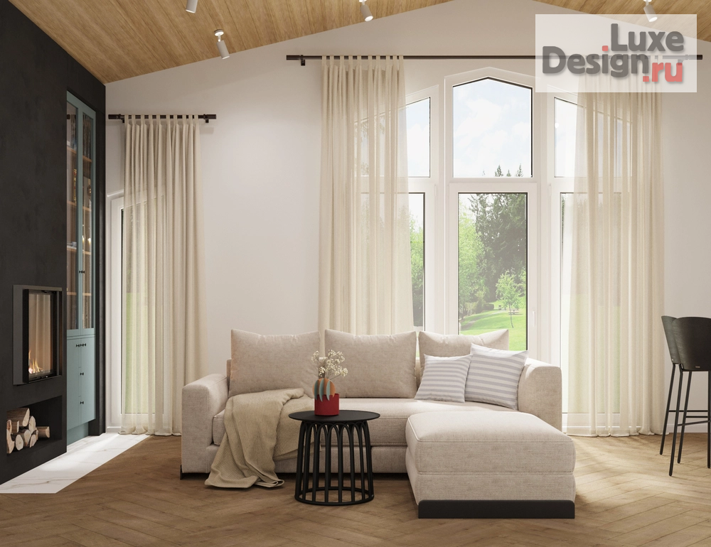 Дизайн интерьера загородного дома "Проект «Дом с борзыми»" (фото 12) от дизайнера Дадонова Лусине LDDISI Дизайн интерьера Дизайн интерьера загородного дома "Проект «Дом с борзыми»" (фото 12)