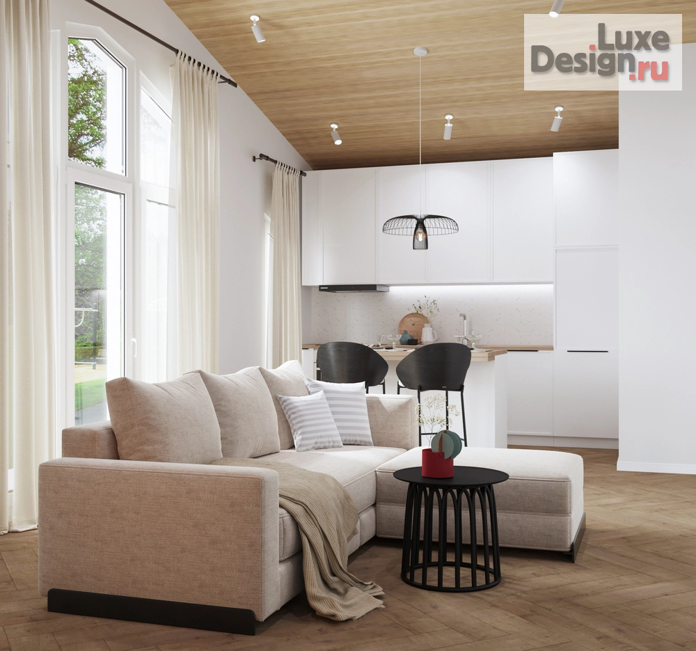 Дизайн интерьера загородного дома "Проект «Дом с борзыми»" (фото 5) от дизайнера Дадонова Лусине LDDISI Дизайн интерьера Дизайн интерьера загородного дома "Проект «Дом с борзыми»" (фото 5)