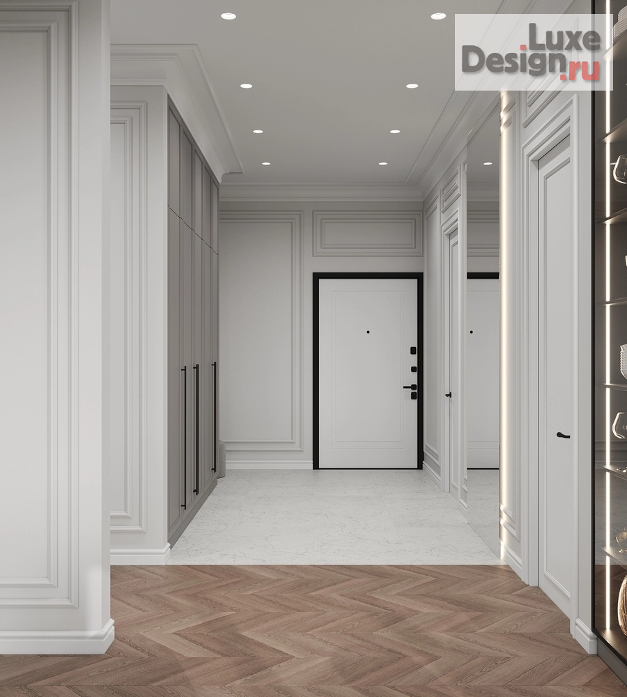 Дизайн интерьера трехкомнатной квартиры "КВАРТИРА 96 кв.м в ЖК Сердце Столицы в Москве" (фото 10)