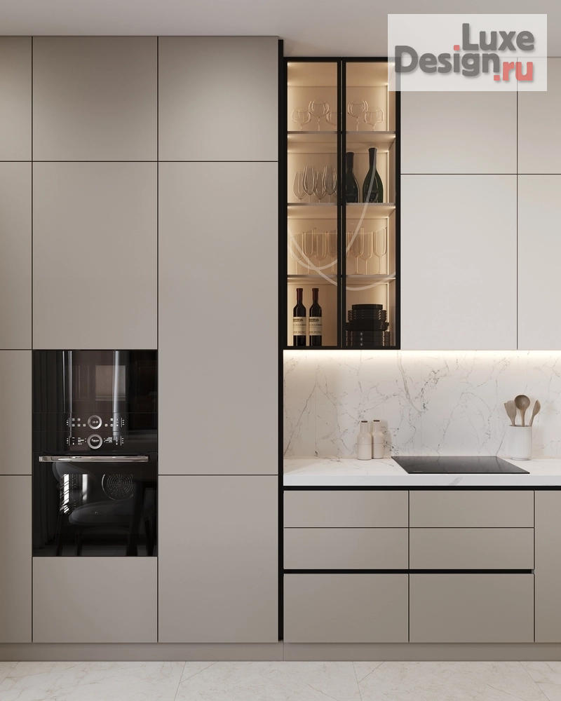 Дизайн интерьера трехкомнатной квартиры "КВАРТИРА 82 кв.м в ЖК Crystal в Москве" (фото 11)