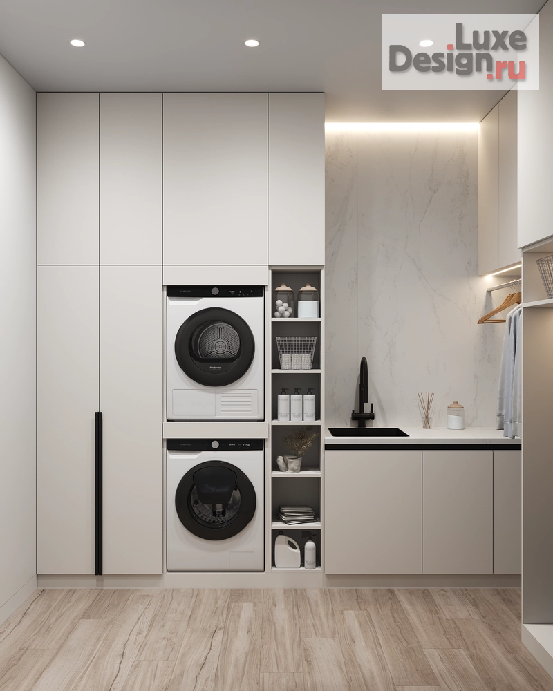 Дизайн интерьера частного дома "ДОМ 197 кв.м в КП Охта Ривер в Санкт-Петербурге" (фото 38)