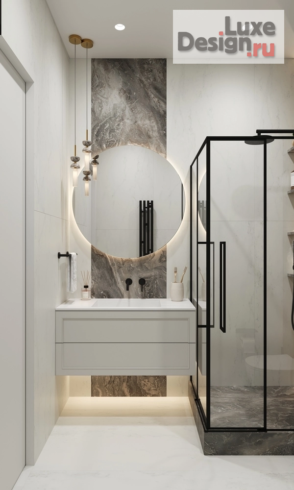 Дизайн интерьера трехкомнатной квартиры "КВАРТИРА 96 кв.м в ЖК Сердце Столицы в Москве" (фото 32)