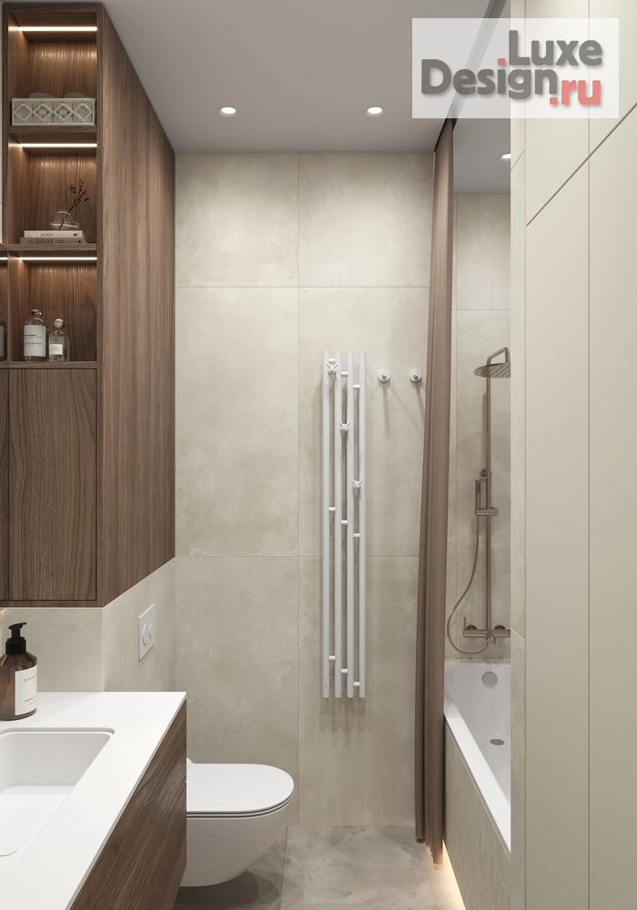 Дизайн интерьера трехкомнатной квартиры "КВАРТИРА 82 кв.м в ЖК Crystal в Москве" (фото 33)