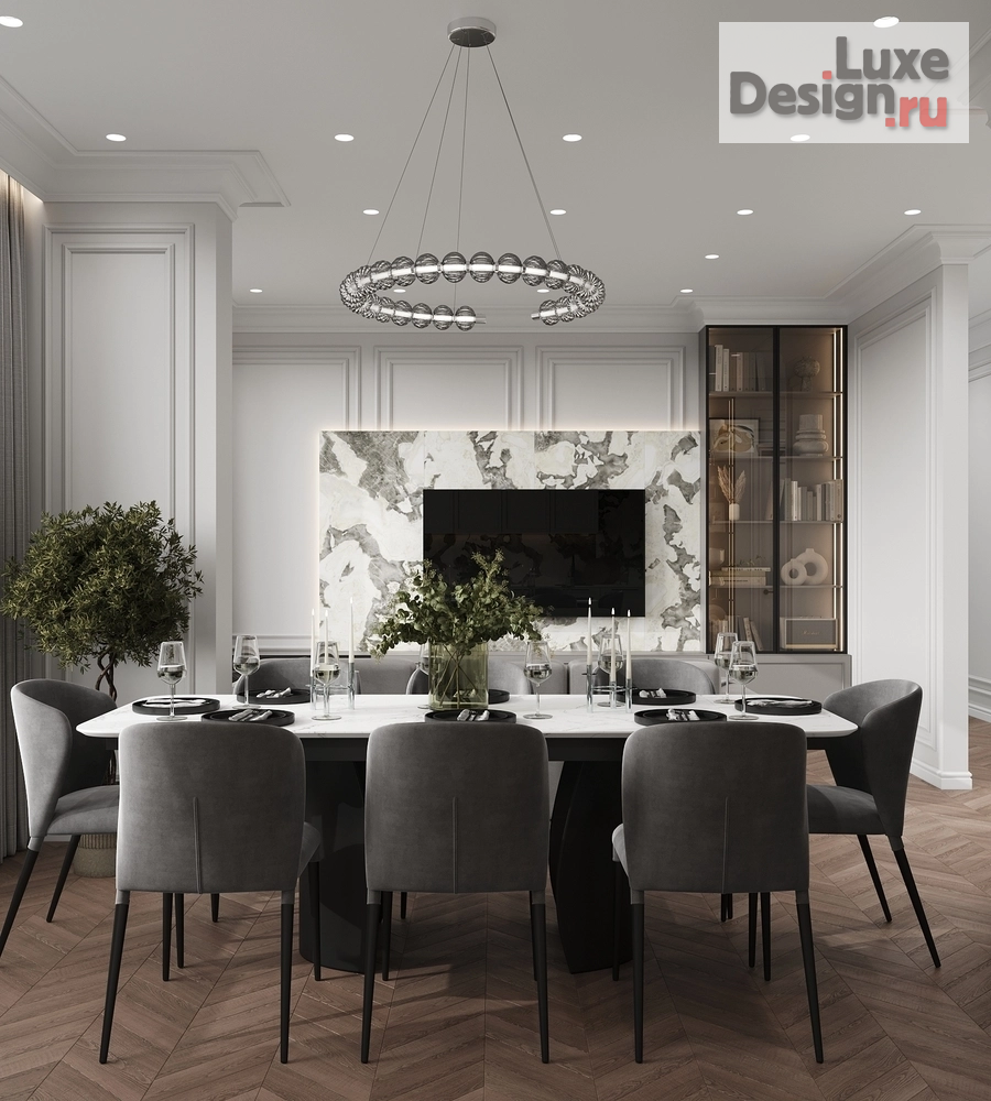 Дизайн интерьера трехкомнатной квартиры "КВАРТИРА 96 кв.м в ЖК Сердце Столицы в Москве" (фото 5)