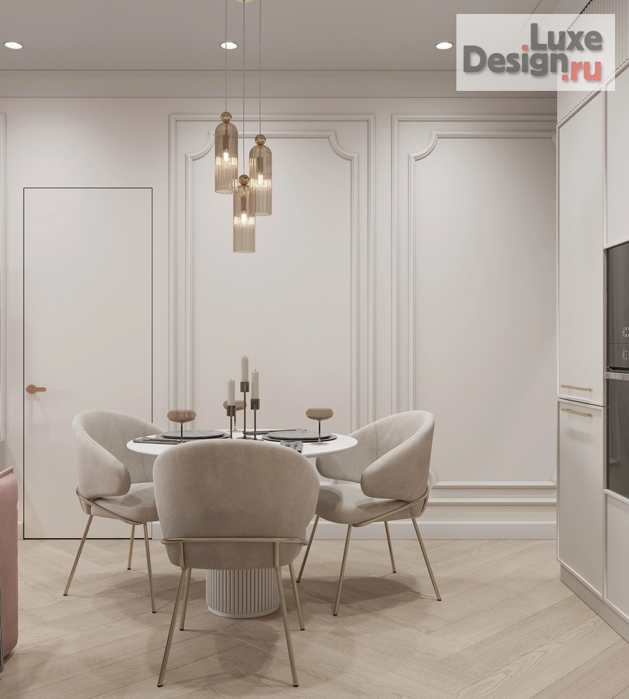 Дизайн интерьера двухкомнатной квартиры "КВАРТИРА 53 кв.м в ЖК Parkolovo в Санкт-Петербурге" (фото 5)