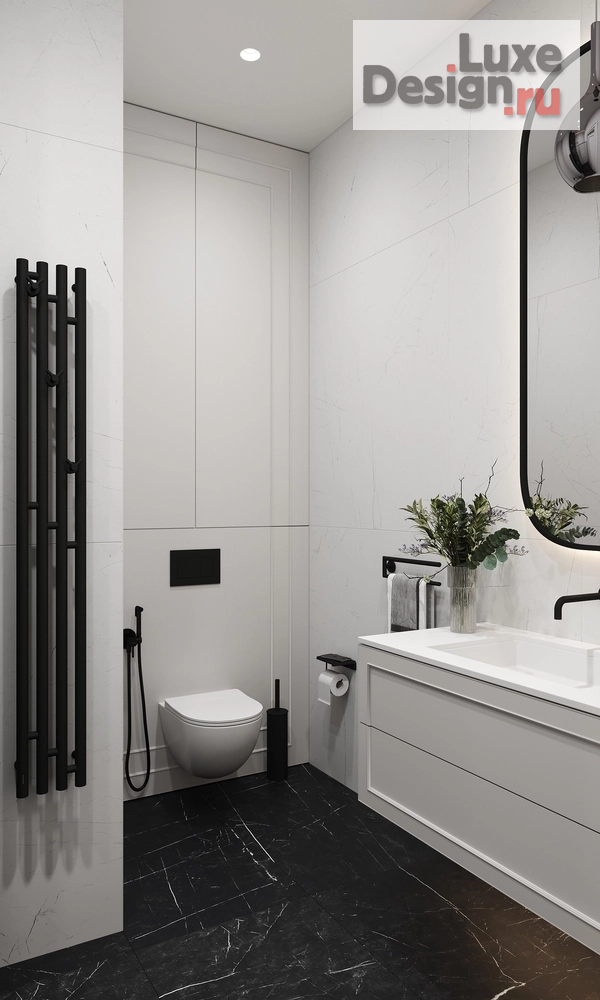 Дизайн интерьера трехкомнатной квартиры "КВАРТИРА 96 кв.м в ЖК Сердце Столицы в Москве" (фото 21)