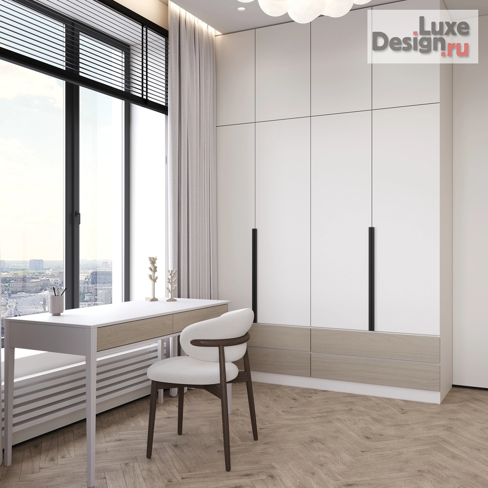 Дизайн интерьера трехкомнатной квартиры "КВАРТИРА 82 кв.м в ЖК Crystal в Москве" (фото 43)