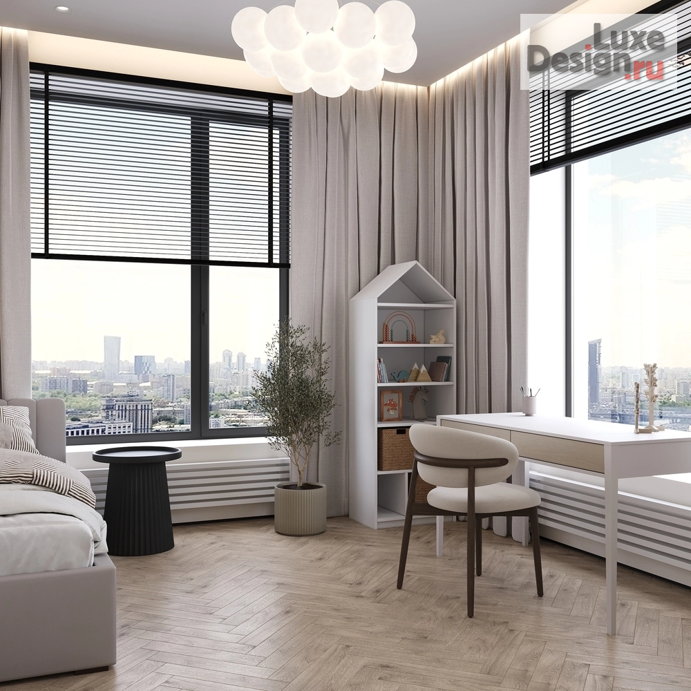 Дизайн интерьера трехкомнатной квартиры "КВАРТИРА 82 кв.м в ЖК Crystal в Москве" (фото 44)