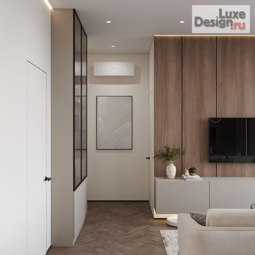 Дизайн интерьера трехкомнатной квартиры "КВАРТИРА 82 кв.м в ЖК Crystal в Москве" (фото 9)