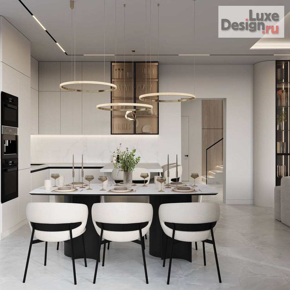 Дизайн интерьера частного дома "ДОМ 197 кв.м в КП Охта Ривер в Санкт-Петербурге" (фото 14)