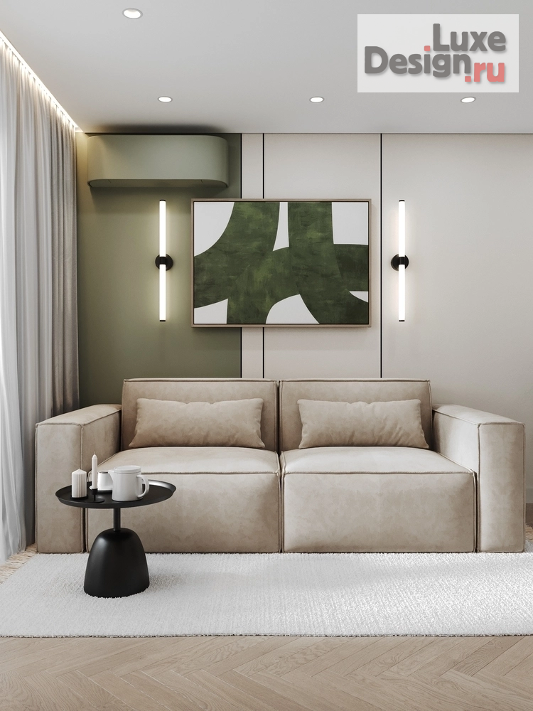 Дизайн интерьера однокомнатной квартиры "КВАРТИРА 44 кв.м в ЖК Квартал Сюжеты в Екатеринбурге" (фото 3)