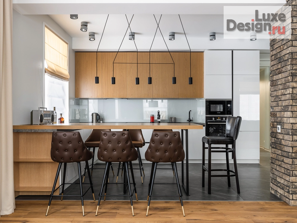 Дизайн интерьера квартиры "Двухуровневая квартира на набережной" (фото 10)