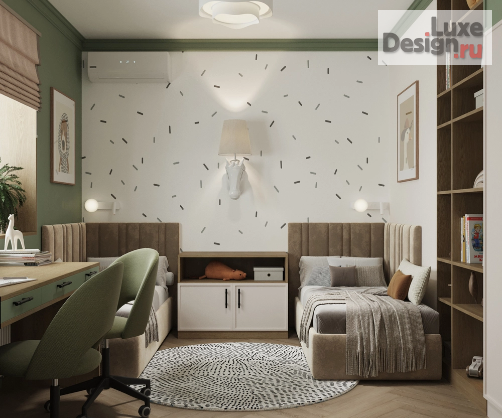 Дизайн интерьера трехкомнатной квартиры "ЖК Зеленый Квартал в г. Самара" (фото 9)