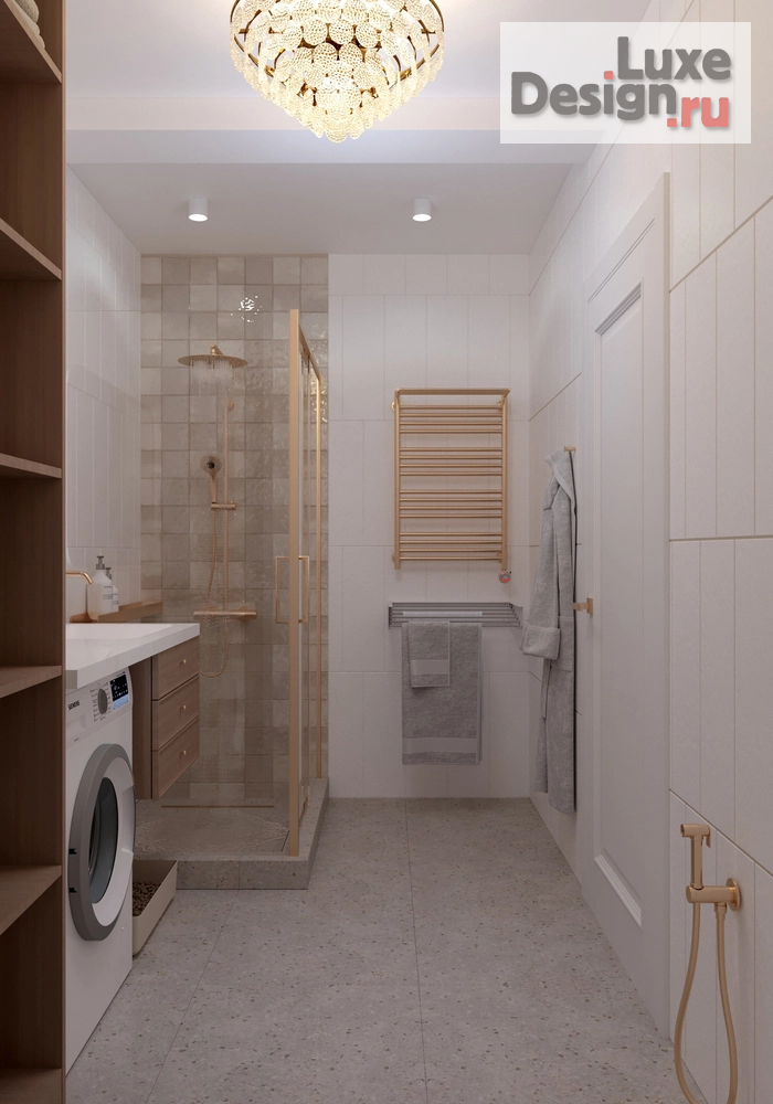 Дизайн интерьера трехкомнатной квартиры "Интерьер трехкомнатной квартиры в ЖК Волжские огни" (фото 21)