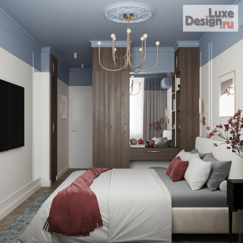 Дизайн интерьера трехкомнатной квартиры "ЖК Зеленый Квартал в г. Самара" (фото 34)