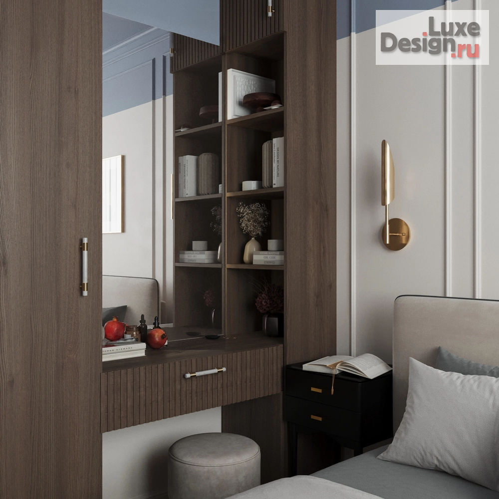 Дизайн интерьера трехкомнатной квартиры "ЖК Зеленый Квартал в г. Самара" (фото 36)