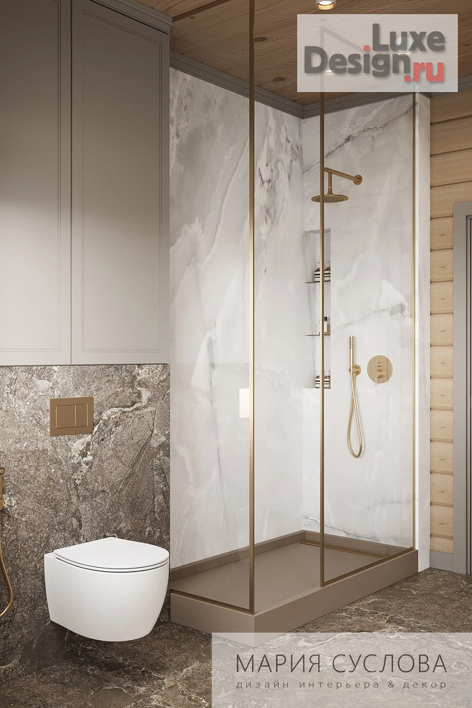 Дизайн интерьера загородного дома "Дизайн-проект частного дома из бруса" (фото 3) от дизайнера Суслова Мария Дизайн интерьера загородного дома "Дизайн-проект частного дома из бруса" (фото 3)