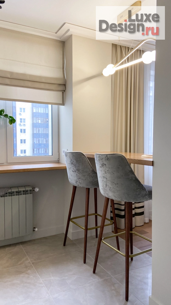 Дизайн интерьера трехкомнатной квартиры "Дизайн квартиры в стиле неоклассика" (фото 12)