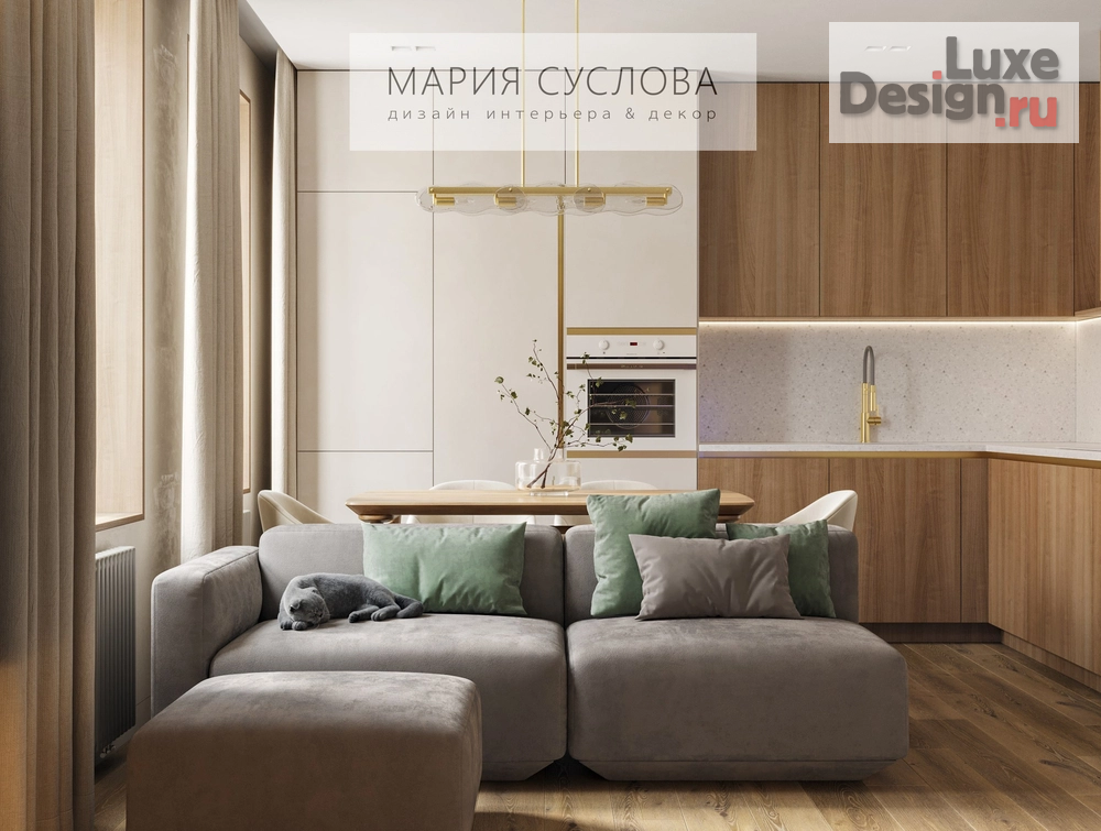 Дизайн интерьера трехкомнатной квартиры "Дизайн квартиры в современном стиле" (фото 8)