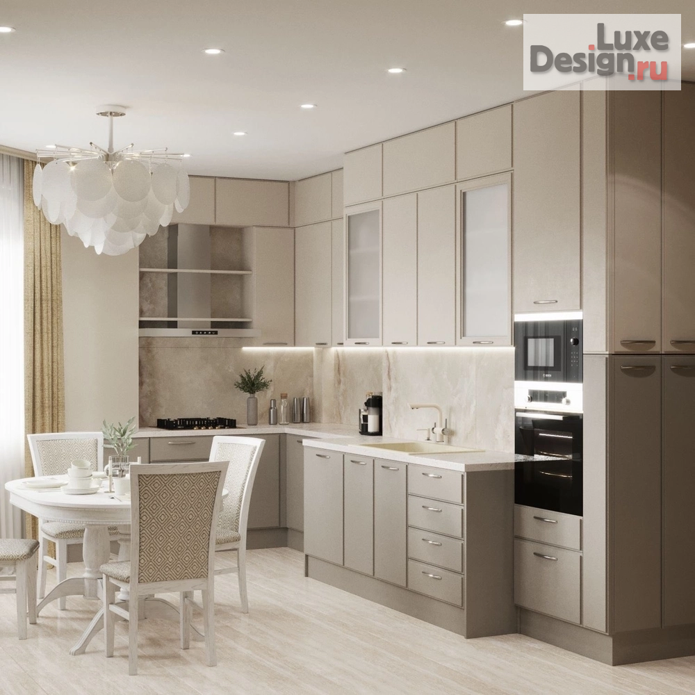 Дизайн интерьера кухни "Современная кухня на замену старой доброй классике" (фото 1)