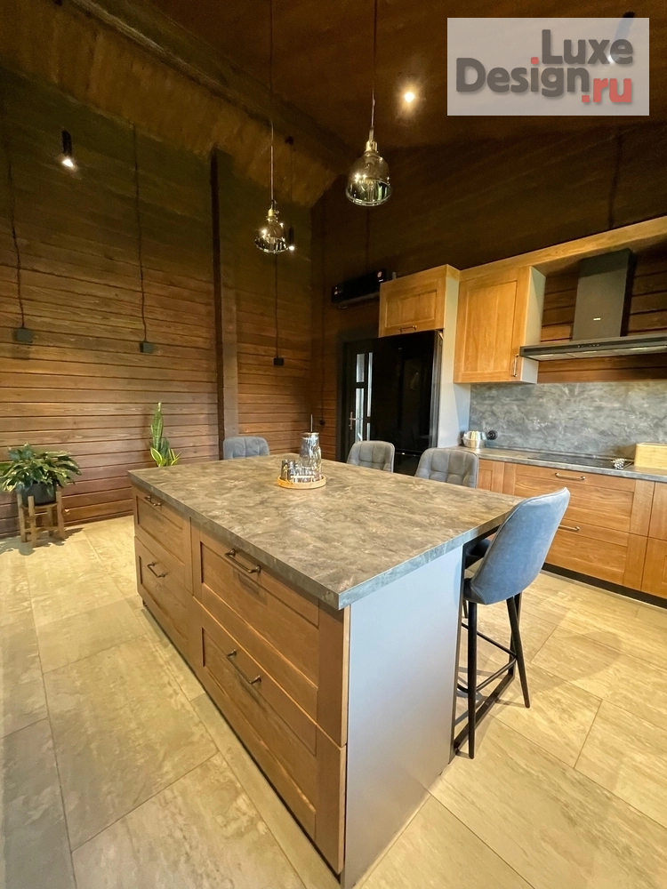 Дизайн интерьера загородного дома "Дом в соснах для молодой семьи" (фото 2)