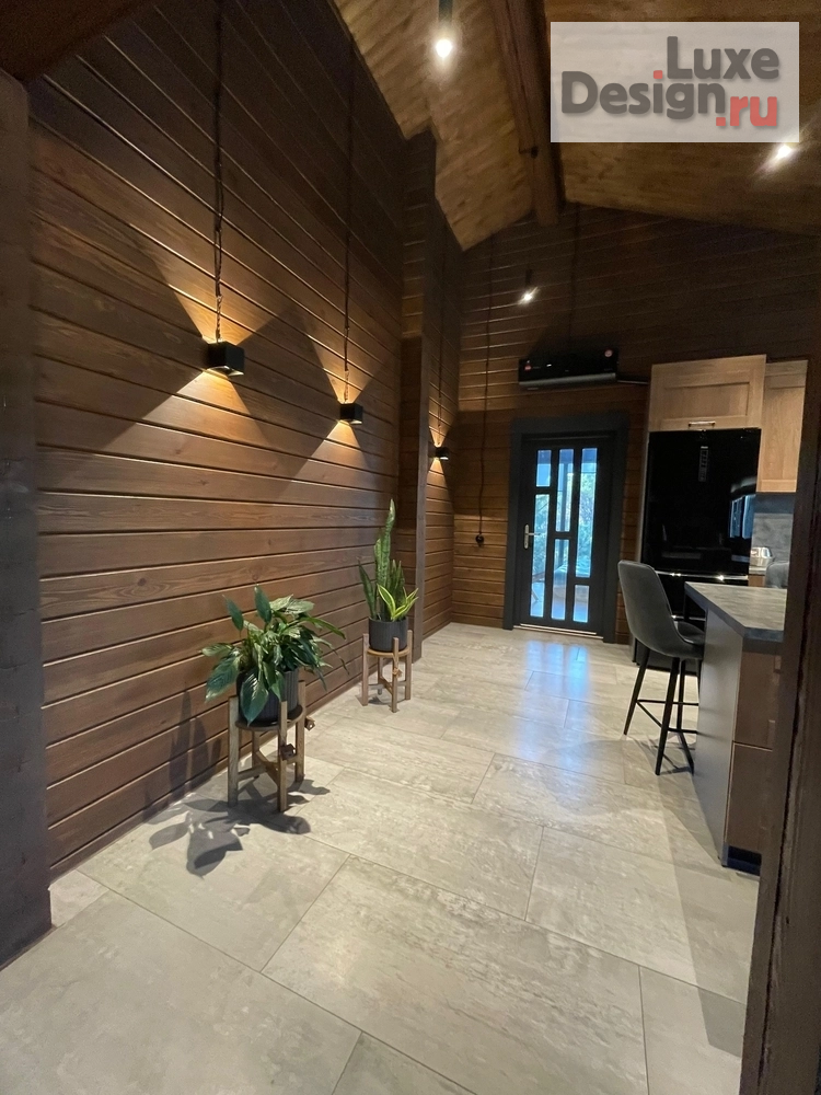 Дизайн интерьера загородного дома "Дом в соснах для молодой семьи" (фото 4)
