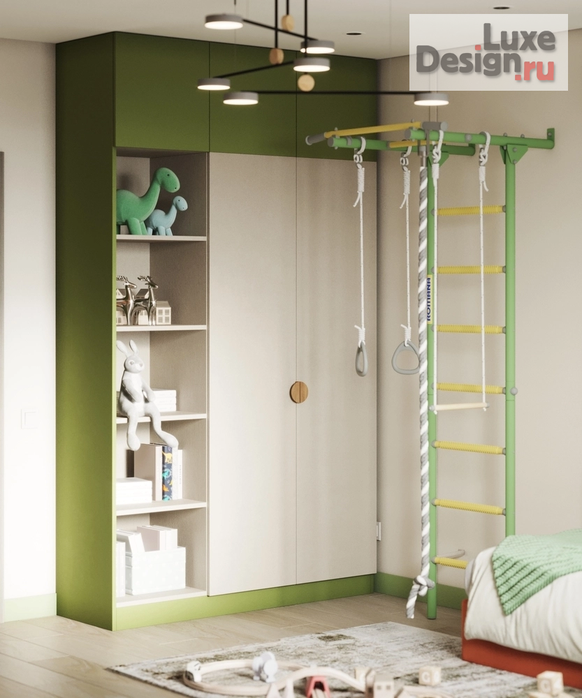 Дизайн интерьера детской "Яркая детская для первоклашки" (фото 3)