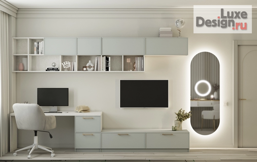 Дизайн интерьера детской "От бабушкиной мебели к собственному стилю" (фото 3)