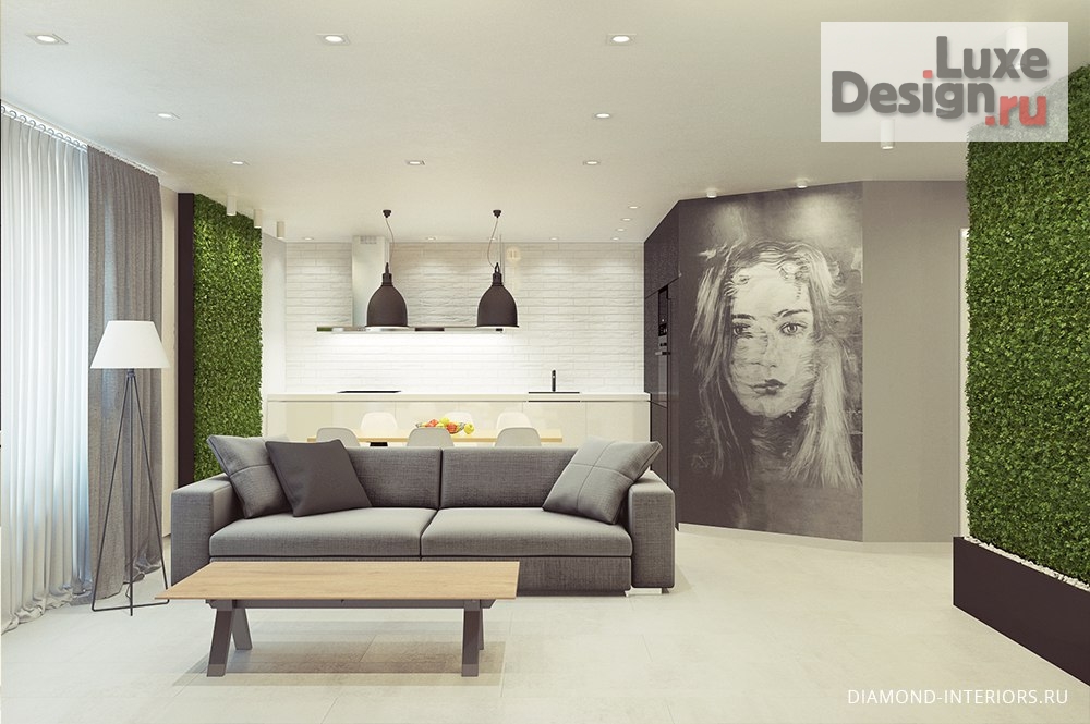 Дизайн интерьера двухкомнатной квартиры "Проект квартиры" (фото 1)