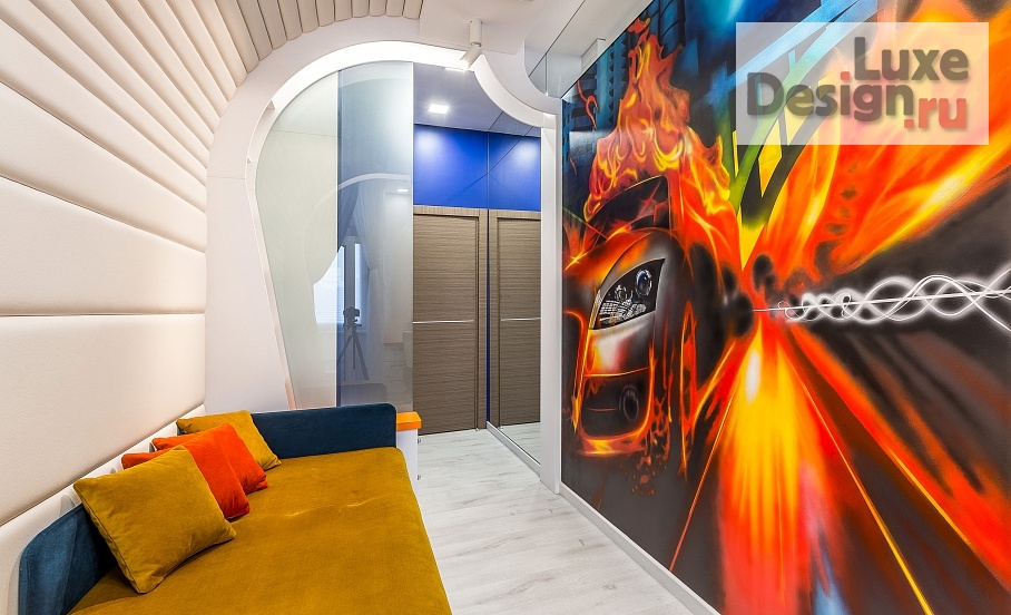 Дизайн интерьера комнаты "Дизайн-проект комнаты" (фото 2)