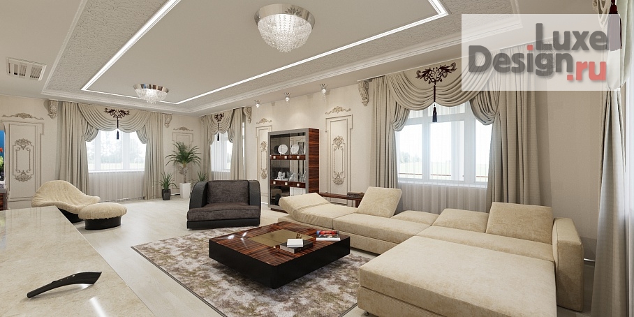 Дизайн интерьера коттеджа "Проект коттеджа" (фото 3)