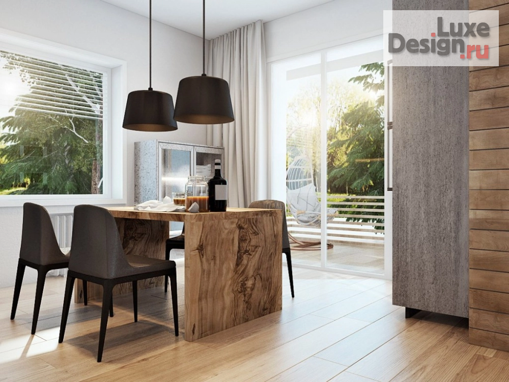 Дизайн интерьера коттеджа "Проект коттеджа в стиле лофт" (фото 6)