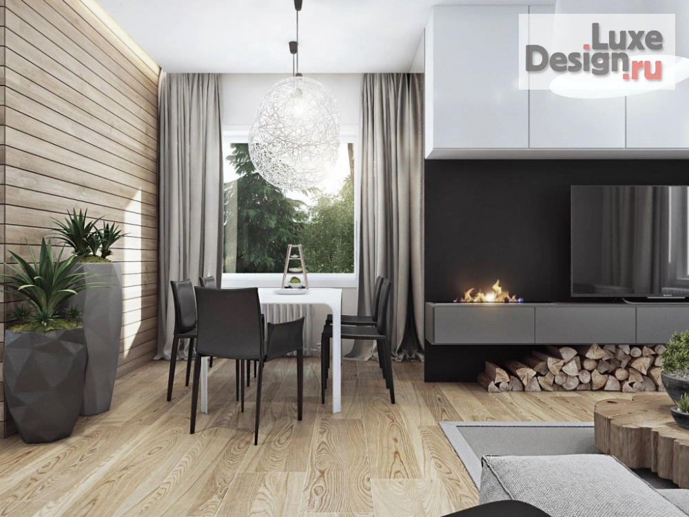 Дизайн интерьера коттеджа "Проект коттеджа в стиле лофт" (фото 2)