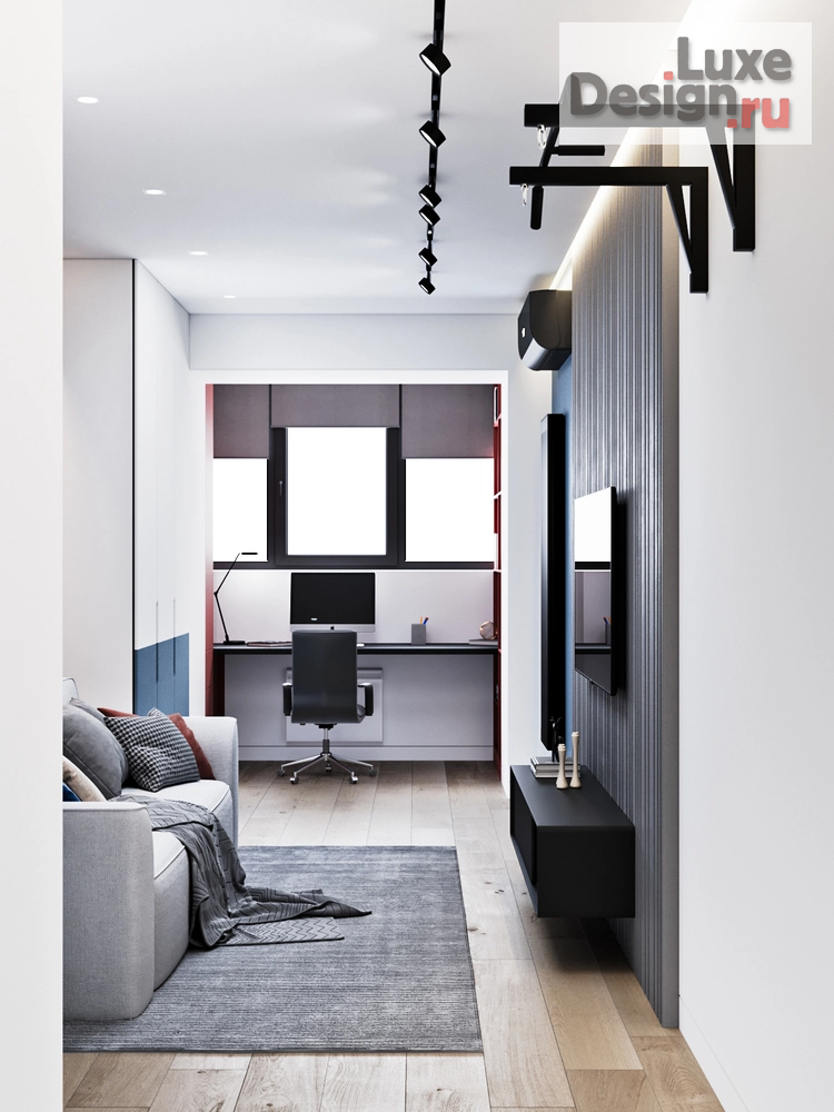 Дизайн интерьера трехкомнатной квартиры "Дизайн интерьера трехкомнатной квартиры "Дизайн квартиры ЖК На Троицкой"" (фото 13)