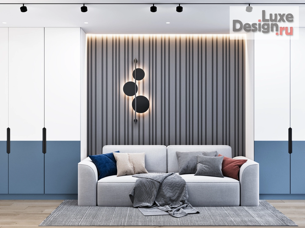 Дизайн интерьера трехкомнатной квартиры "Дизайн интерьера трехкомнатной квартиры "Дизайн квартиры ЖК На Троицкой"" (фото 19)