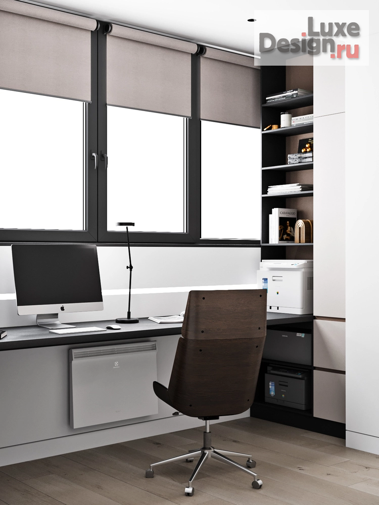 Дизайн интерьера трехкомнатной квартиры "Дизайн интерьера трехкомнатной квартиры "Дизайн квартиры ЖК На Троицкой"" (фото 22)