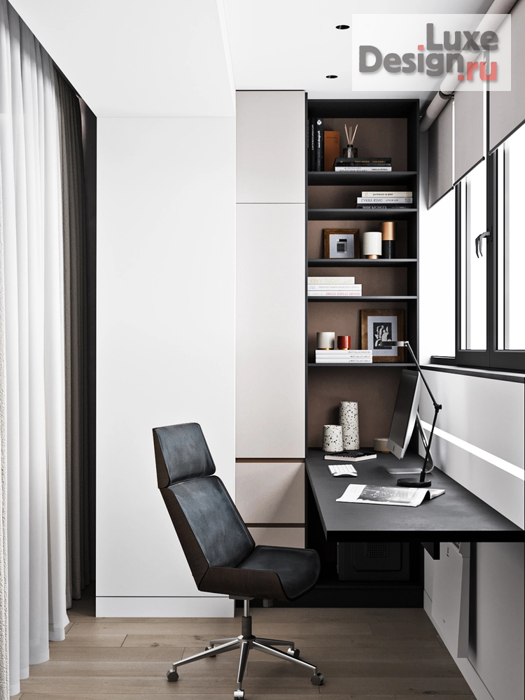 Дизайн интерьера трехкомнатной квартиры "Дизайн интерьера трехкомнатной квартиры "Дизайн квартиры ЖК На Троицкой"" (фото 23)