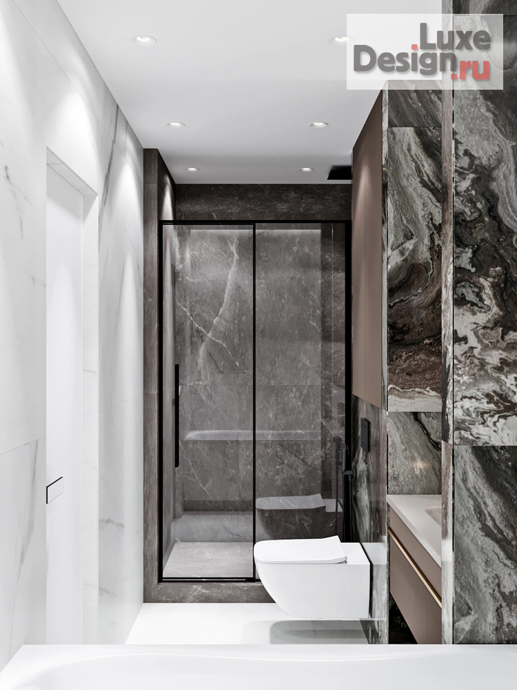 Дизайн интерьера трехкомнатной квартиры "Дизайн интерьера трехкомнатной квартиры "Дизайн квартиры ЖК На Троицкой"" (фото 40)