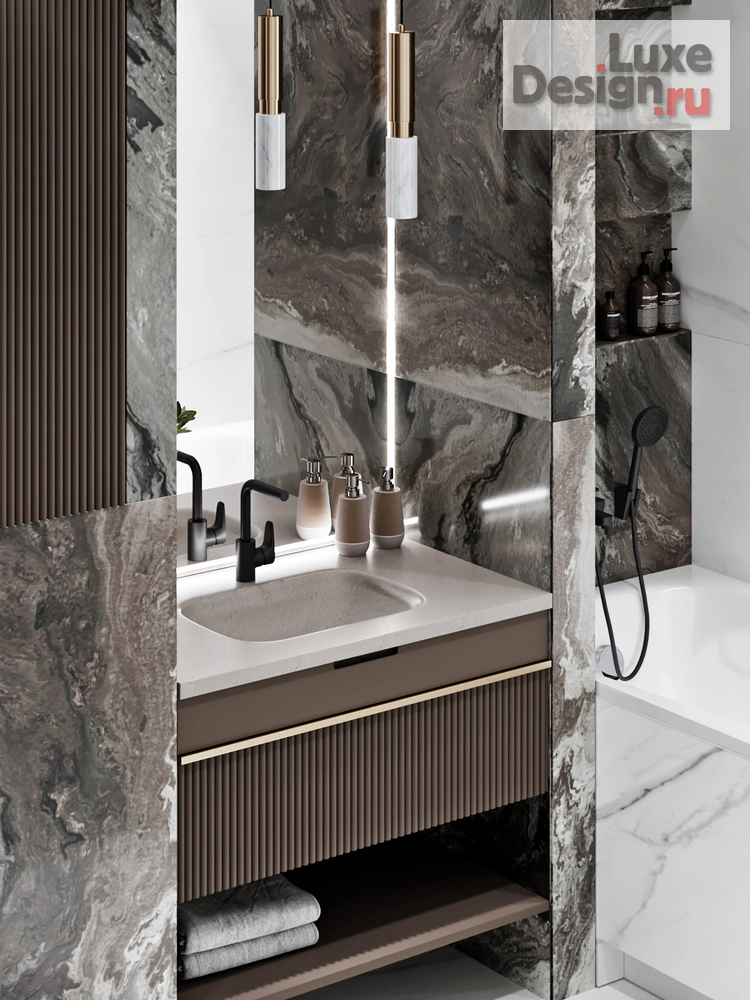 Дизайн интерьера трехкомнатной квартиры "Дизайн интерьера трехкомнатной квартиры "Дизайн квартиры ЖК На Троицкой"" (фото 44)