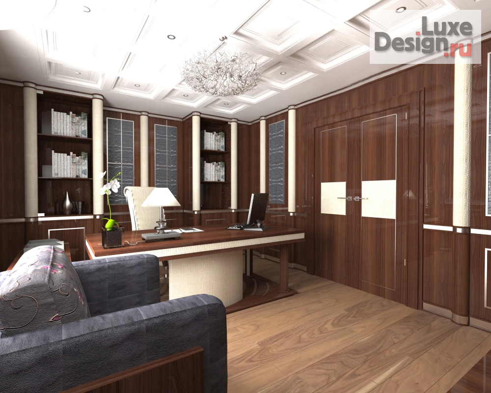 Дизайн интерьера трехкомнатной квартиры "Ар-деко стиль в интерьере" (фото 14)