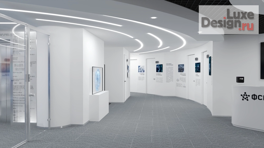 Дизайн интерьера офиса "Офисное помещение в современном стиле" (фото 6) от дизайнера Егерева Елена Дизайн интерьера офиса "Офисное помещение в современном стиле" (фото 6)