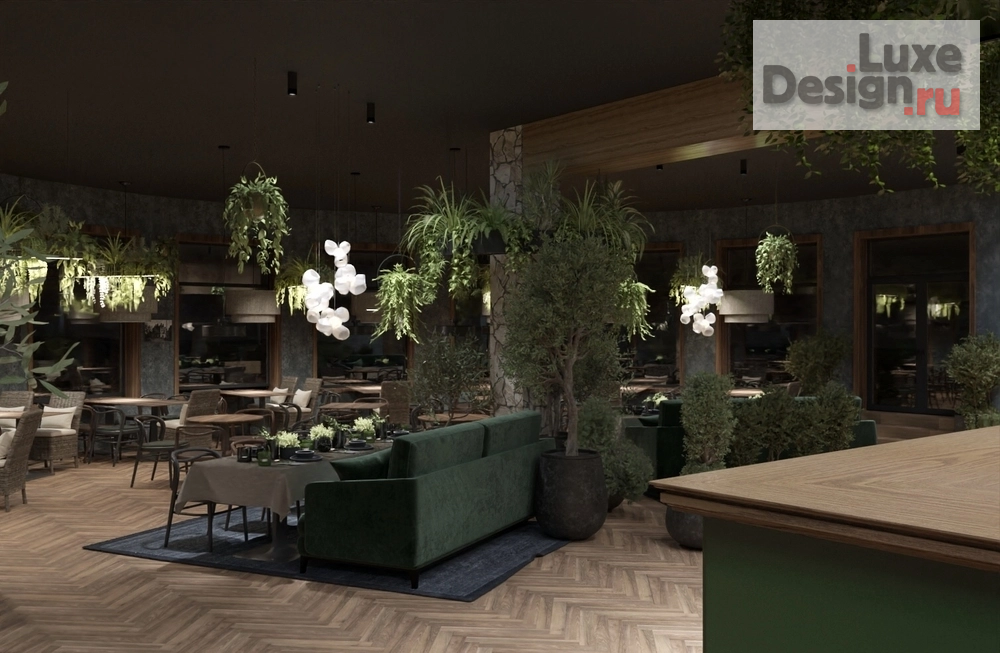 Дизайн интерьера ресторана "Ресторан Вертолетка в Самаре" (фото 6)