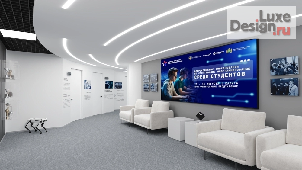 Дизайн интерьера офиса "Офисное помещение в современном стиле" (фото 11) от дизайнера Егерева Елена Дизайн интерьера офиса "Офисное помещение в современном стиле" (фото 11)