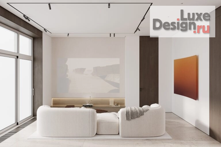 Дизайн интерьера загородного дома "Стиль минимализм в интерьере загородного дома в Москве" (фото 10)