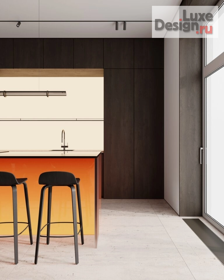 Дизайн интерьера загородного дома "Стиль минимализм в интерьере загородного дома в Москве" (фото 6)