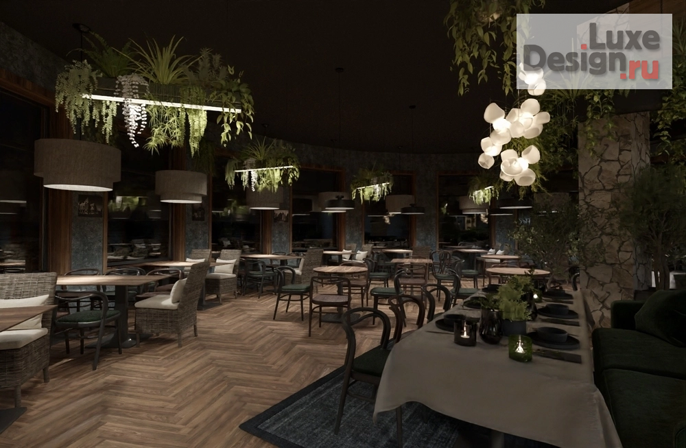 Дизайн интерьера ресторана "Ресторан Вертолетка в Самаре" (фото 3)