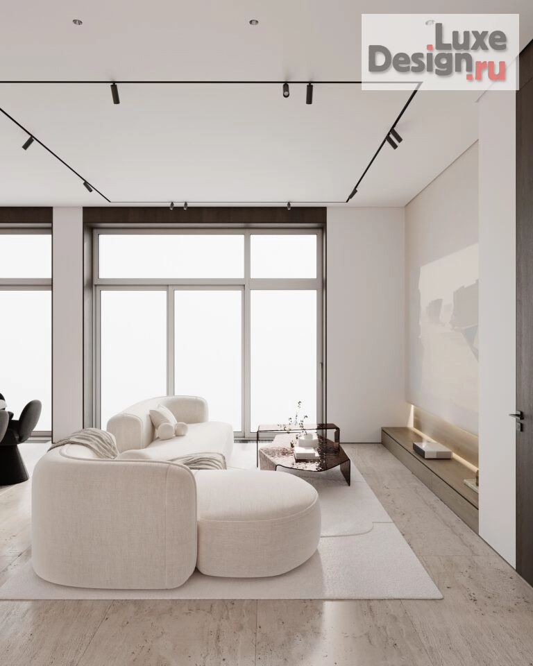 Дизайн интерьера загородного дома "Стиль минимализм в интерьере загородного дома в Москве" (фото 7)