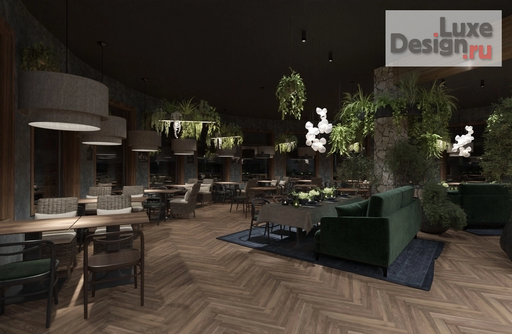 Дизайн интерьера ресторана "Ресторан Вертолетка в Самаре" (фото 4)